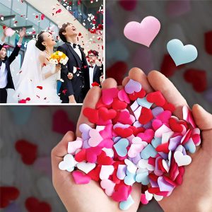 Confetti în formă de inimă (100 buc.) | HEARTPETAL