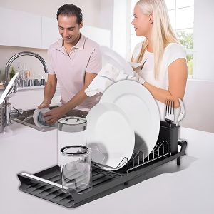 Suport extensibil pentru uscarea vaselor | PLATERACK