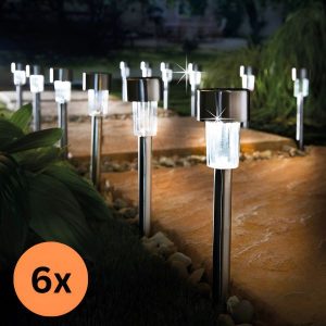 Lămpi solare pentru grădină (6 bucăți) | SOLSTRE