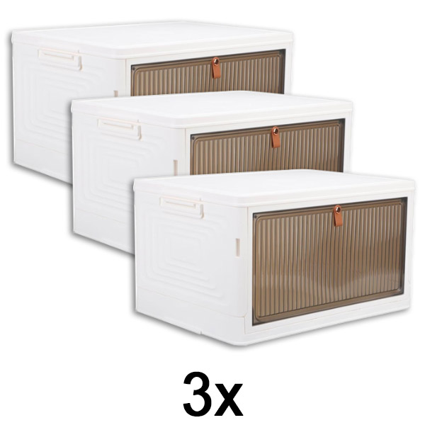 3x Cutie de depozitare cu capac | ORGABOX