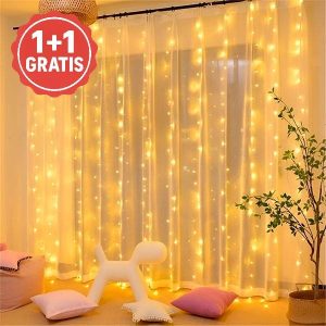 Instalație luminoasă LED tip perdea de Crăciun - | CURLIGHT 1+1 GRATUIT